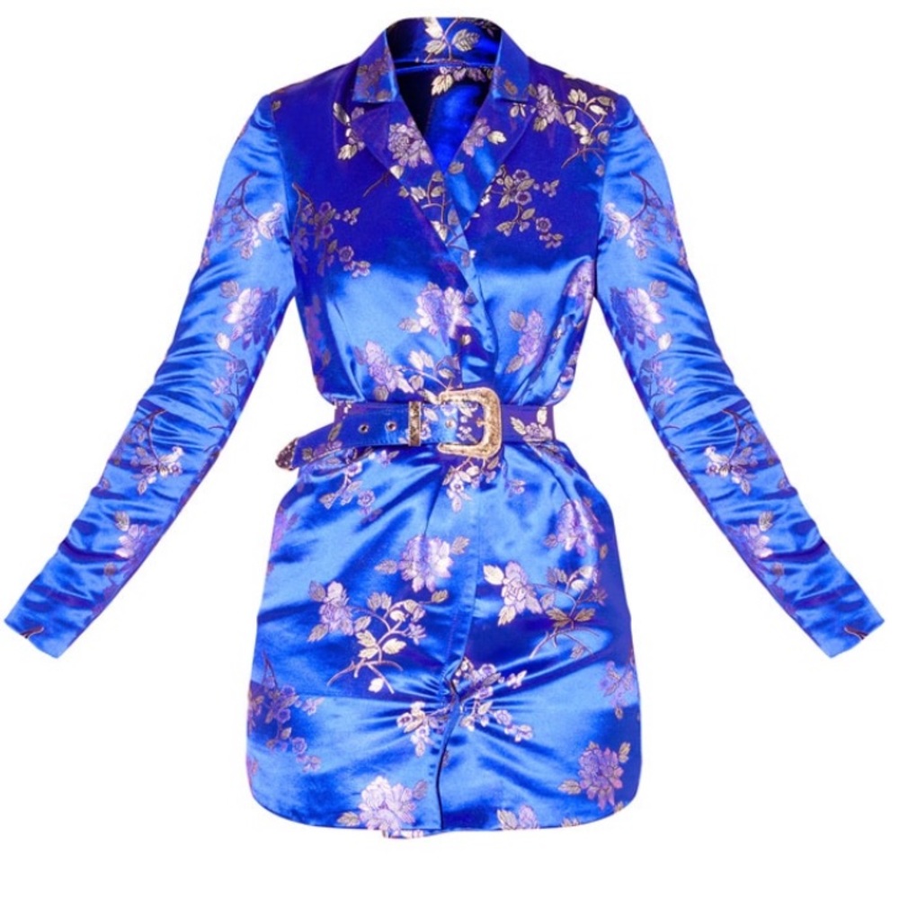 Cobalt Blazer Dress